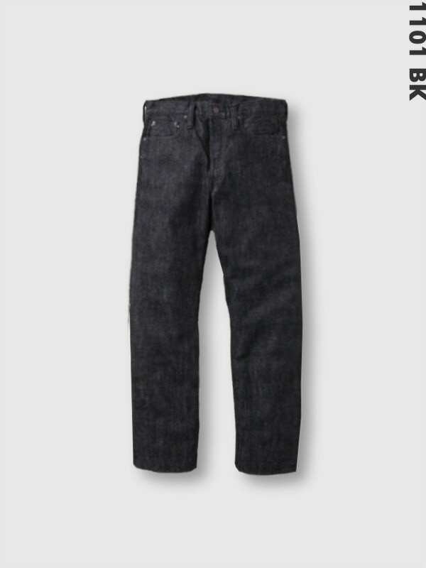 FULLCOUNT 1101 フルカウント ジーンズ ブラック デニム パンツ 13.7oz オンス ストレート レギュラーストレート Straight Black 1101BK