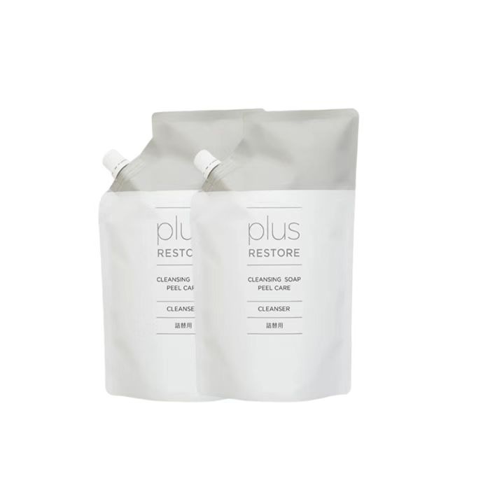クレンジングソープ泡 ピールケア 詰め替え用 500mL 2袋