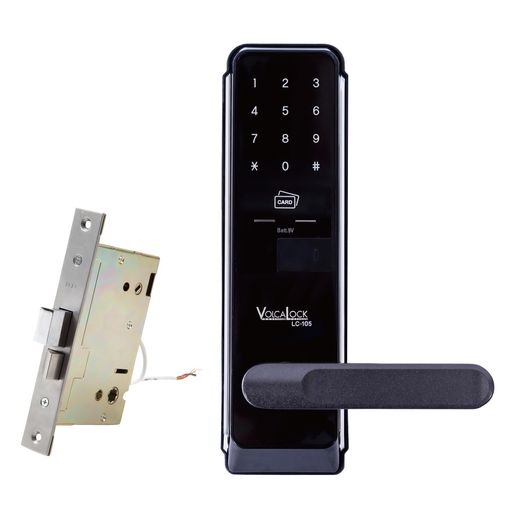 ロックマンジャパン デジタルドアロック 該当する錠前に無加工取付 取付動画あり カード・暗証番号式 LC-105