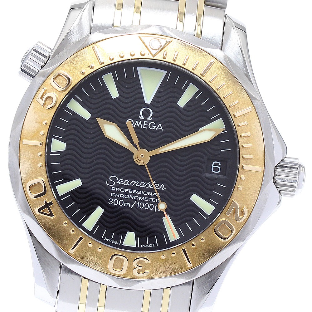 オメガ OMEGA 2453.50 シーマスター300 プロフェッショナル デイト 自動巻き ボーイズ 良品 _890124【中古】