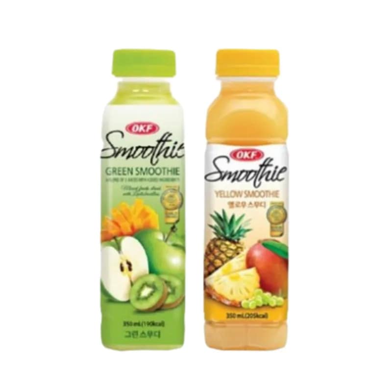 スムージーセット グリーン＆イエロー 各12本 350ml×24本