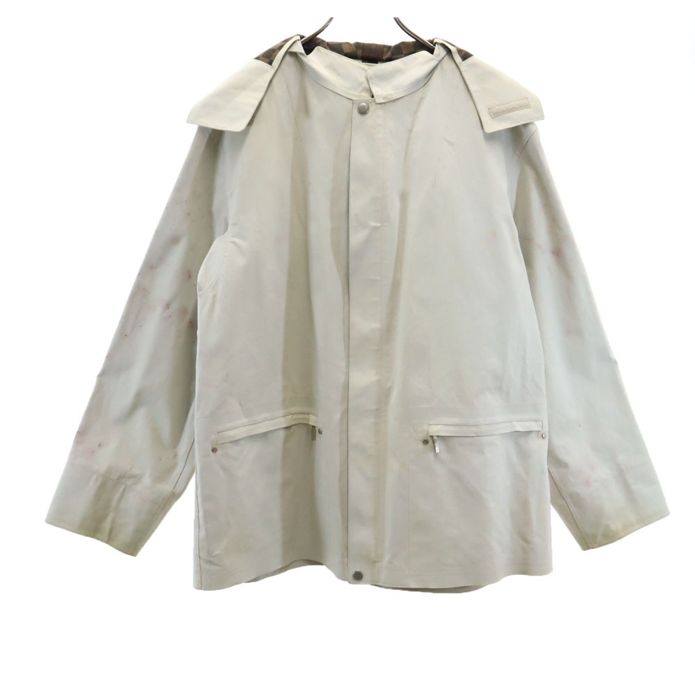 スコットランド製 レインジャケット M グレージュ カバーハンガー付 メンズ