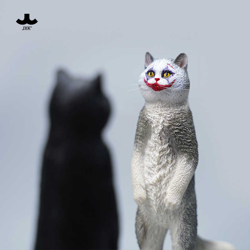 JXK ブリティッシュショートヘア 猫 フィギュア おもちゃ 模型 8.5cm級誕生日 プレゼント