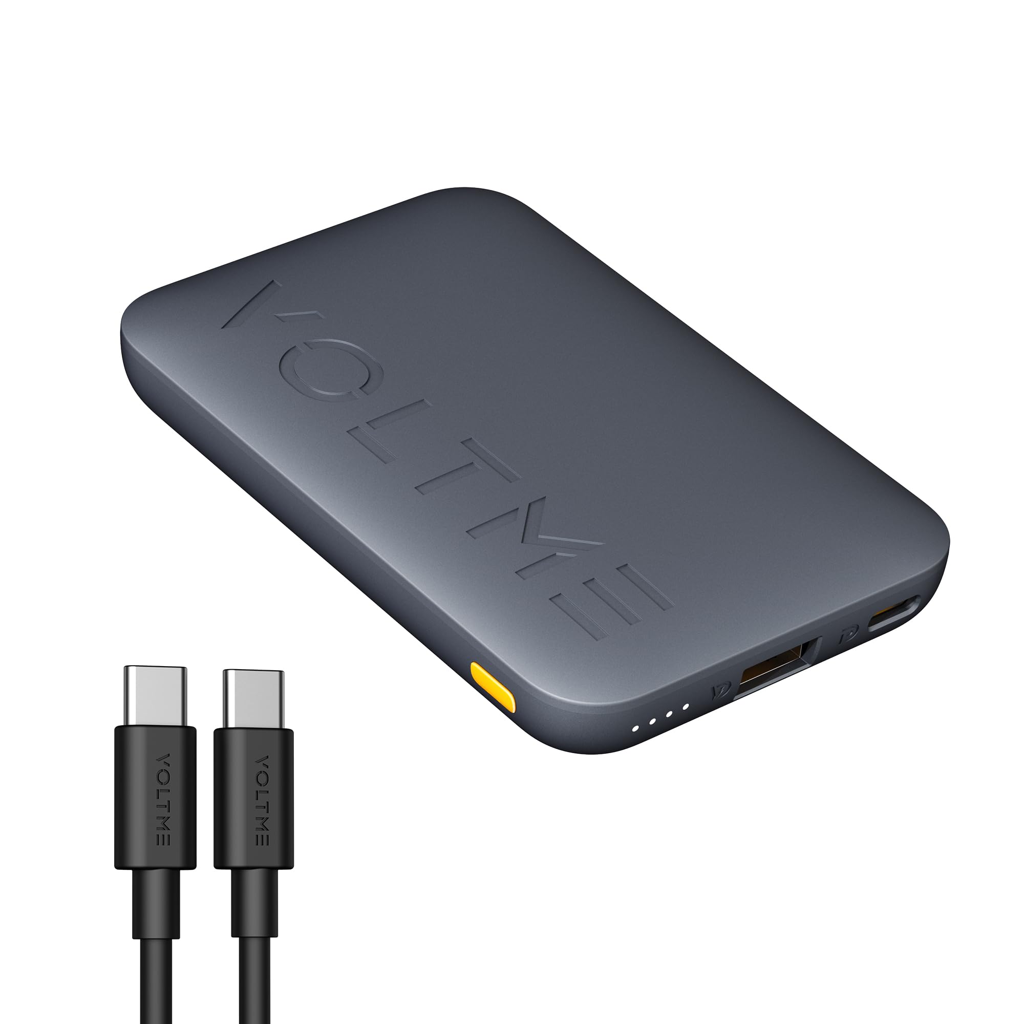 【2024年進級版】VOLTME モバイルバッテリー 大容量 薄型 10000mAh 軽量 22.5W 2台同時充電 (Type-C/USB-A) 低電流モード搭載 モバイル・バッテリー タイプc P