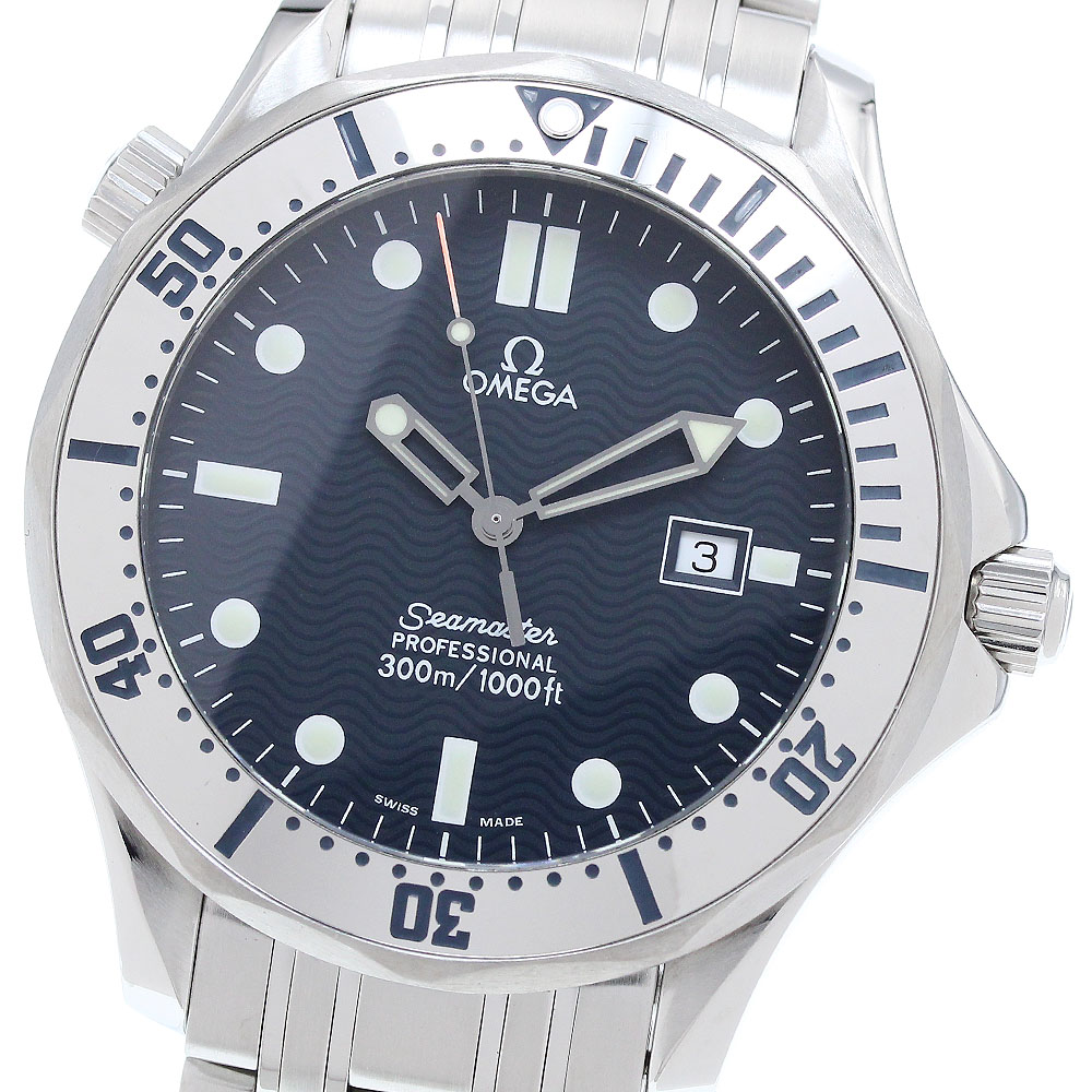オメガ OMEGA 2542.80 シーマスター300 プロフェッショナル デイト クォーツ メンズ 良品 _898166【中古】