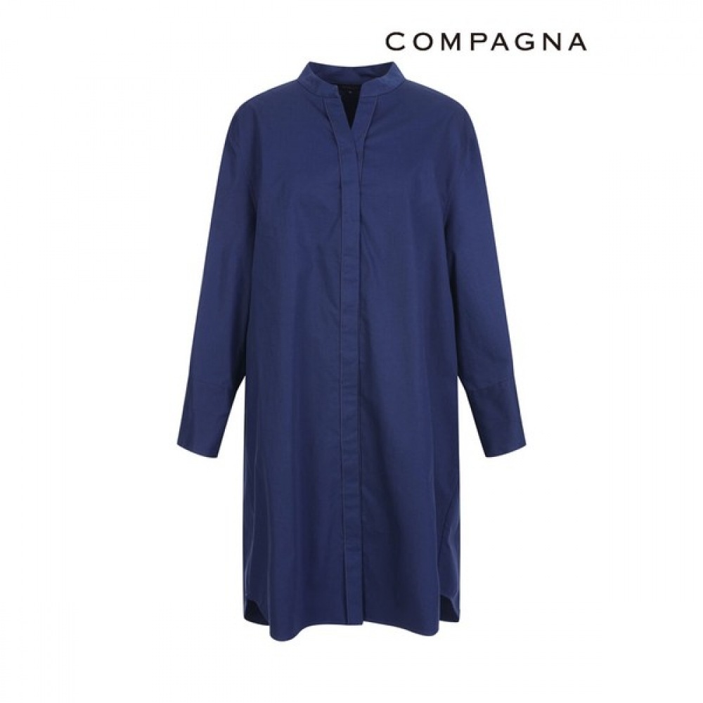 [カンパニア] シークレットボタンロングシャツワンピース_CACS2-WOP180