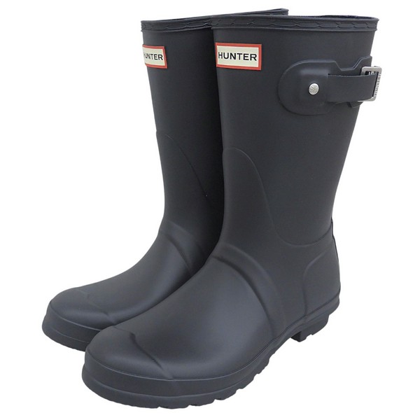 ハンター 靴 レディース レインブーツ UK6 ネイビー WOMEN ORIGINAL SHORT WFS1000RMANV25 HUNTER