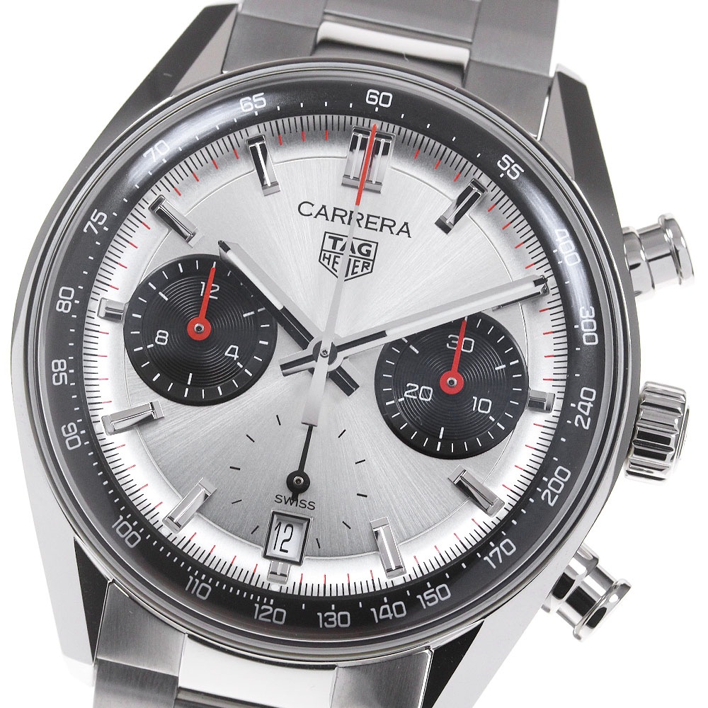 タグホイヤー TAG HEUER CBS2216 カレラ キャリバーTH20-00 クロノグラフ 自動巻き メンズ 極美品 箱・保証書付き_864793【中古】