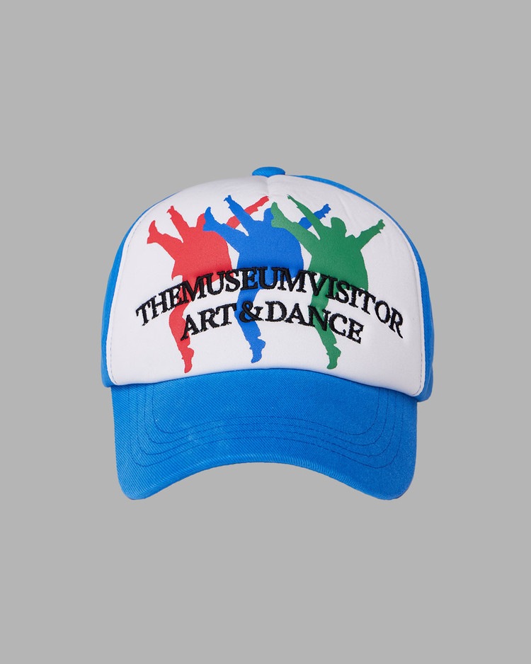 【THE MUSEUM VISITOR】 ART & DANCE LOGO BALLCAP : BLUE