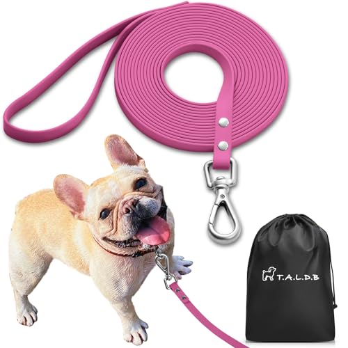 T.A.L.D.Bドッグトレーナー推薦 リード 犬 ロングリード 犬しつけ用 丈夫 PVC素材 水を弾く 汚れにくい 絡まりにくい 臭わない 散