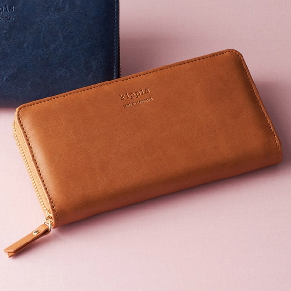 キッピス キッピス ギャルソン長財布 キャメル KP-11980420