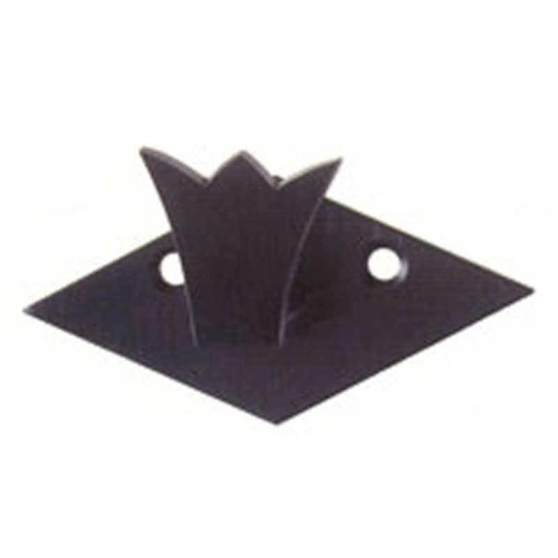 福井金属工芸　極上壁面取付菱座中型50mm 黒　NO.2302B