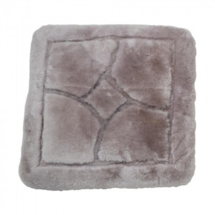 ムートン クッション 45x45cm 2枚組 グレー KC145GY2P