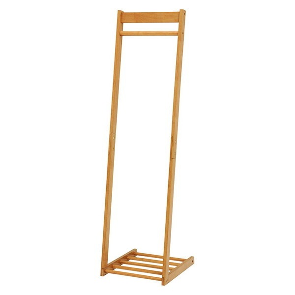 VR-7215LBR ハンガーラック 幅40cm ライトブラウン 組立式 メーカー直送