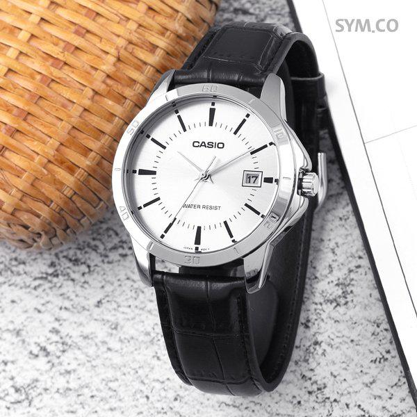 MTP-V004L-7A ダイバールック アウトドア アナログ カジュアル メンズ レザー 腕時計 d 4,919円