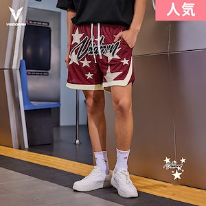 【公式正規品】メンズ バスケットボール ハーフパンツ ベースライン ショーツ バスパン ショートパンツ 半ズボン バスケ ハーフ パンツ バスケパンツ スポーツウェア ニット素材 メッシュ 通気性 ジ