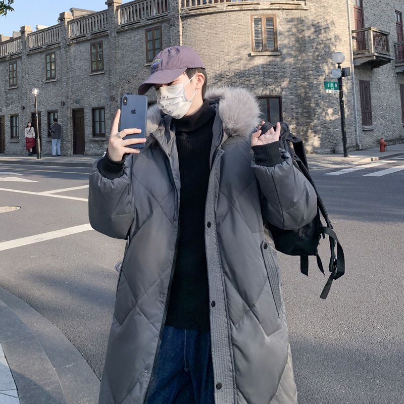 【急速出荷!】ダウンジャケット 冬服 メンズファッション オーバーコート ゆったり ウィンドブレーカー ロングコート