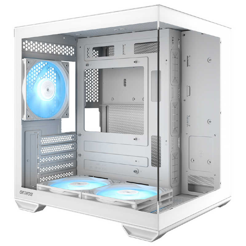 OKINOS　PCケース Mirage(ミラージュ) 4　Mirage 4 ARGB White