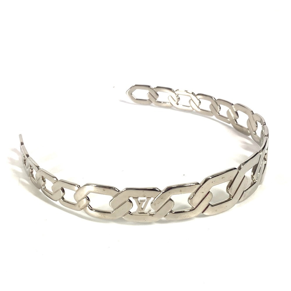 カチューシャ ロゴ ヘアアクセサリー ヘッドバンド ヘアバンド メタル シルバー