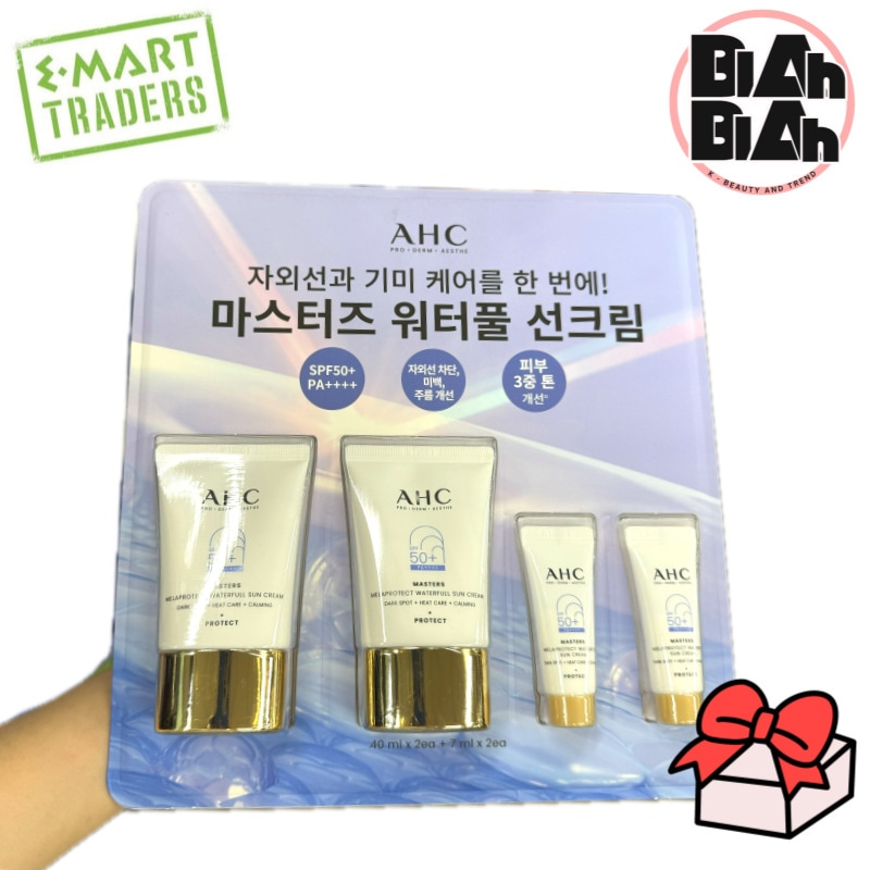 【韓国コストコ/トレーダーズ純正品 並行輸入品】 メラ ウォーターフル サンクリーム 40ml × 2個 + 2ml × 2個