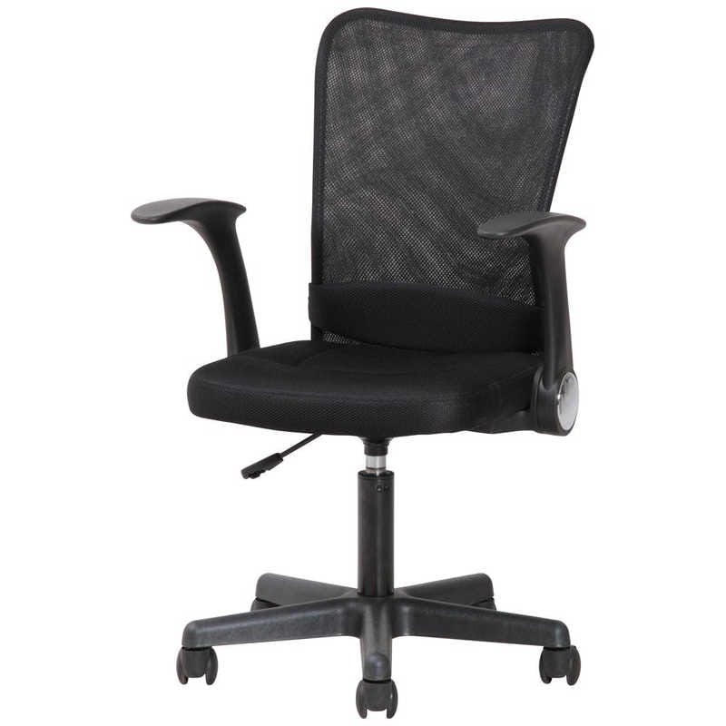 不二貿易　アームアップチェアー ハンター BK　86050