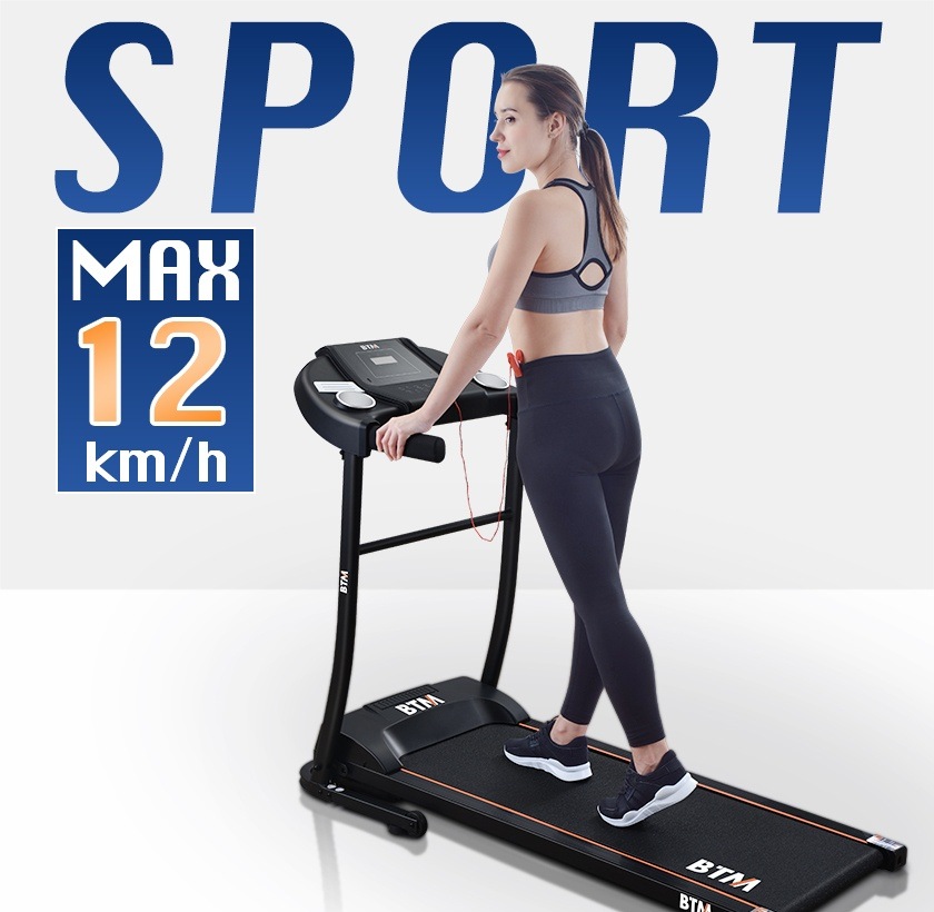 電動ランニングマシン ルームランナー MAX12km/h BTM フィットネスマシーン ダイエット器具 有酸素運動 静音 折りたたみ 家庭用 トレッドミル エクササイズ 衝撃吸収 室内運動 健康器具 27,625円