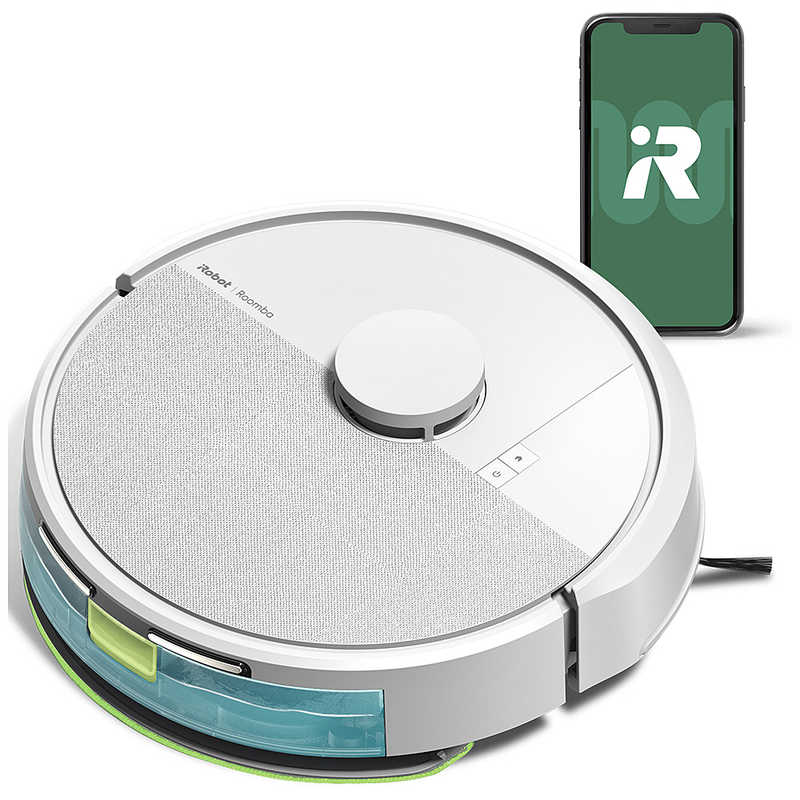 iRobot ロボット掃除機105 Combo ホワイト 吸引＋拭くタイプ 水拭き・乾拭き