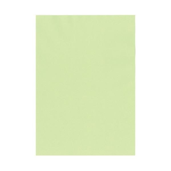 北越コーポレーション 紀州の色上質 A4 Y目 超厚口 若草 1箱（800枚：100枚x8冊）
