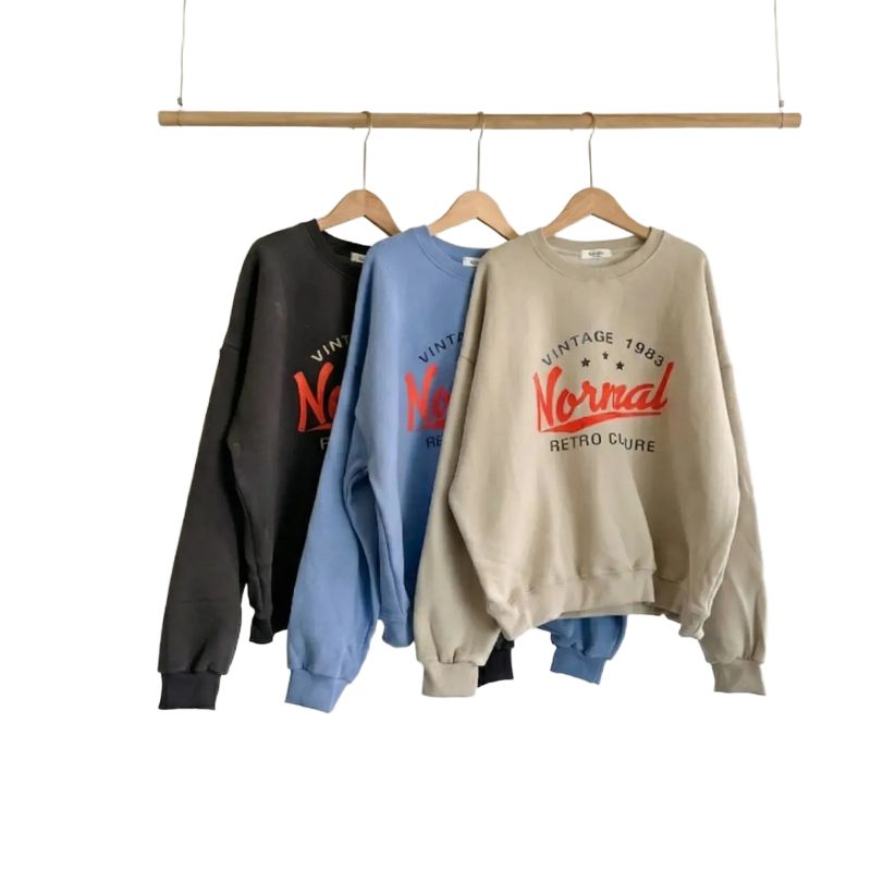 裏起毛 レタリング スウェット レディース ヴィンテージムード