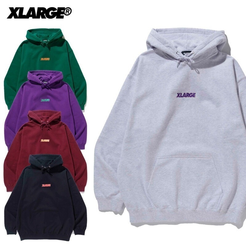 エクストララージ STANDARD LOGO PULLOVER HOODED SWEAT プルオーバーパーカー スウェット メンズ