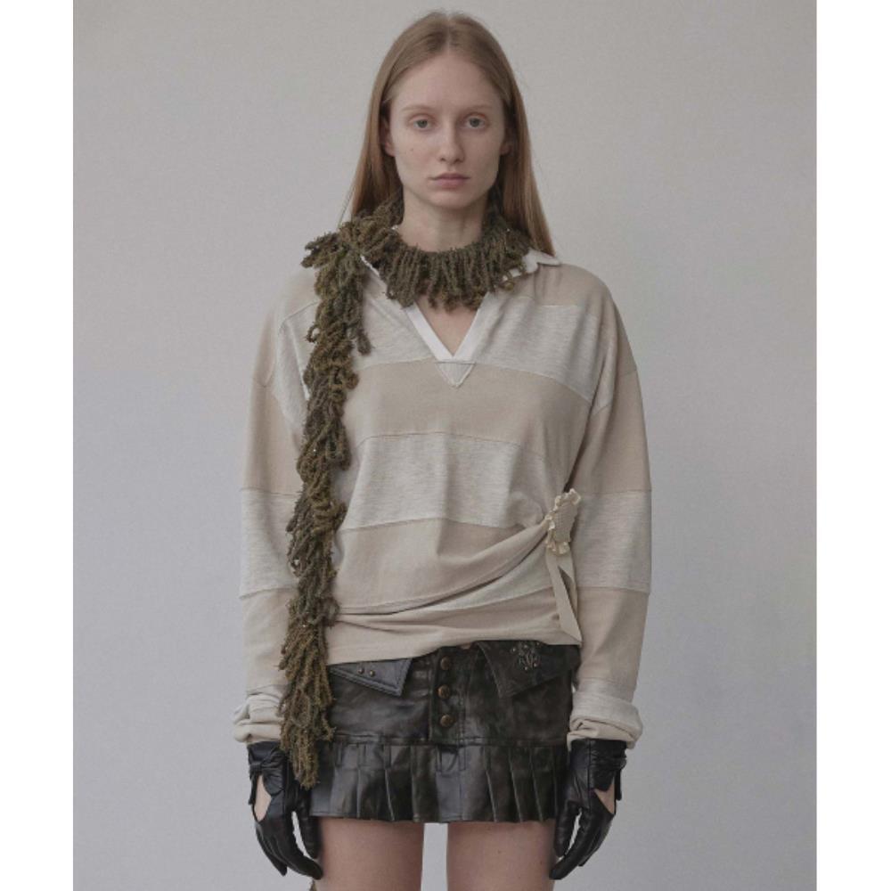 スカルプター Sequin Mop Scarf Seaweed SC24A604GR