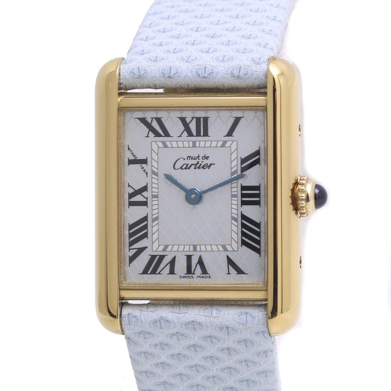 マストタンクSM アクアリーノ W1018587 クリスマス限定【正規店購入/電池交換済】シルバー925 x牛革 レディース /39967【中古】【腕時計】 247,500円