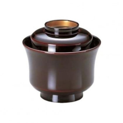 福井クラフト 3寸天竜寺椀 溜高台内金 33603610