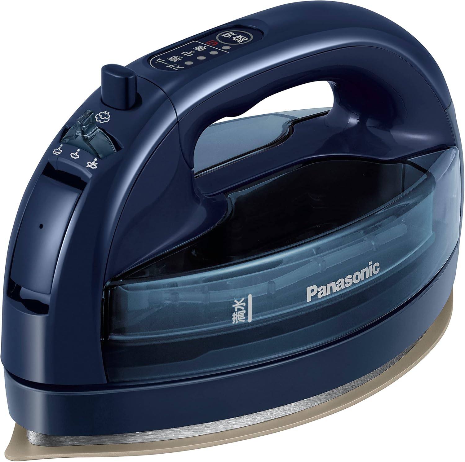 パナソニック コードレススチームWヘッドアイロン ダークブルー NI-WL507-A
