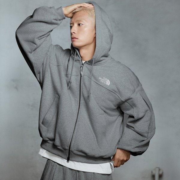 [公式] NJ5JR50J ホワイトラベル デイオフ フード付きジップアップ HEATHER GRAY