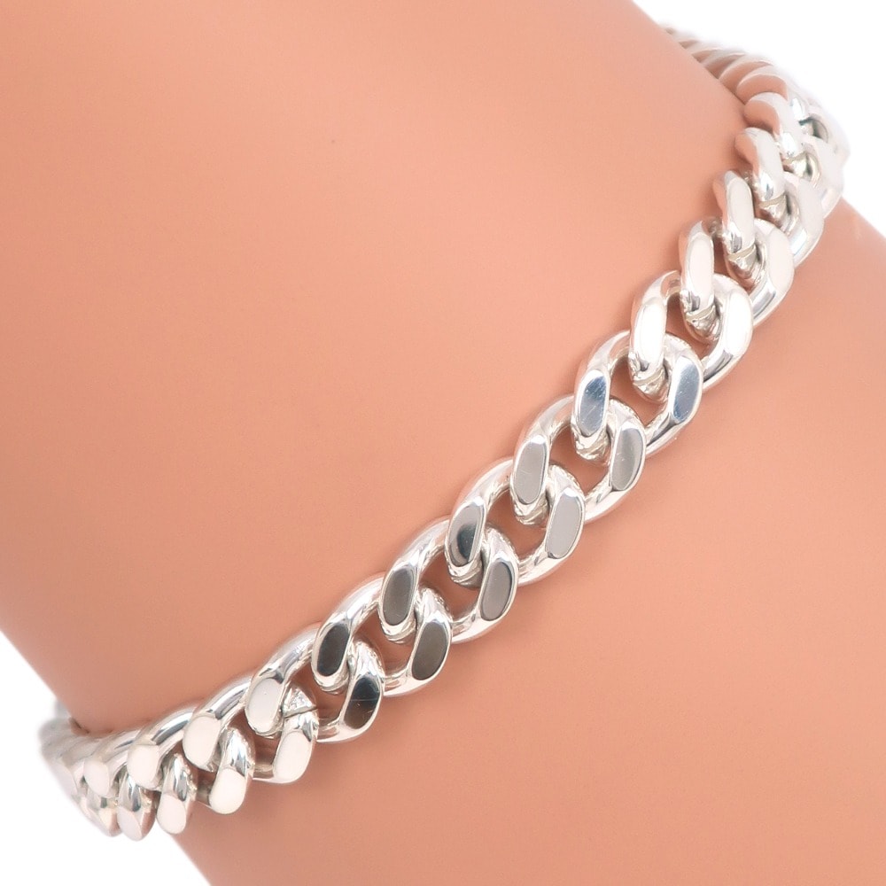 喜平 ダブル ブレスレット シルバー925 約22.5g ユニセックス 中古品 Aランク