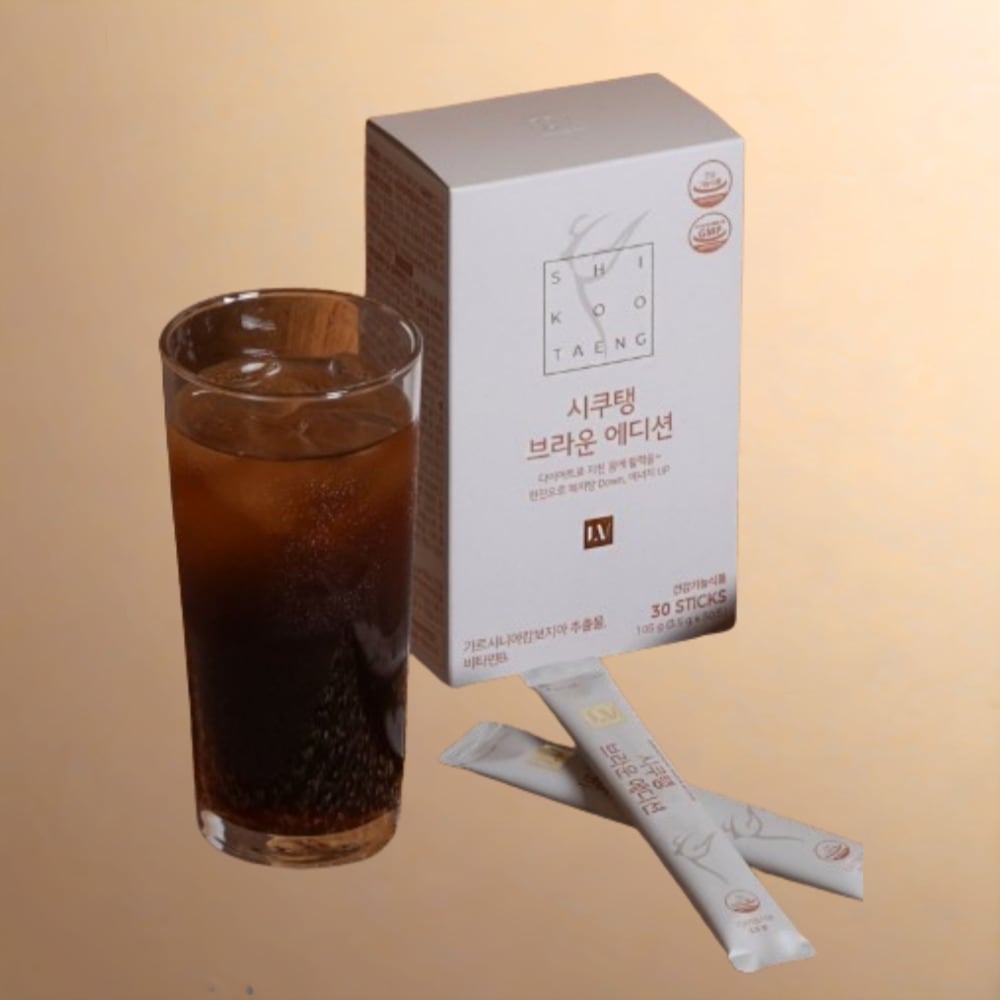 シクタン ブラウンエディション ヘーゼルナッツ味 ダイエットコーヒー 30包x 1箱 15日分