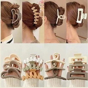 Qoo10-2点セット 3点セット ヘアアクセサリー クリップ ヘアクリップ サメクリップ 髪飾り 大きめ