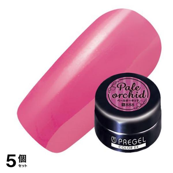 PREGEL(プリジェル) カラーEX シアー PG-CE888 ペールオーキッド 3g 5個セット