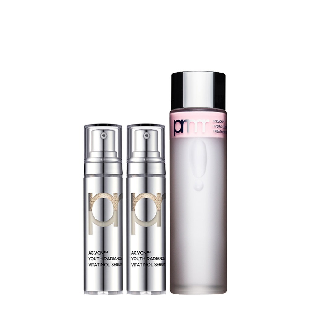 AG VCNハイドログロートリートメントエッセンス150ml +ユースラジアンズビタチノールセラム15Gx2EA（2口）2種セット