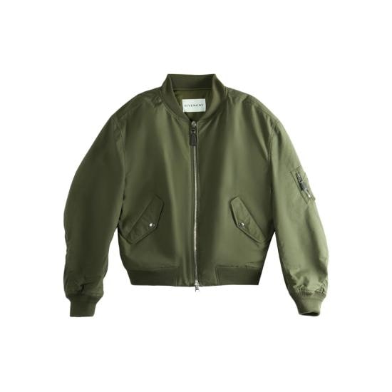 GIVENCHY Men Bomber Jackets BM01FU164Z 305 GREEN