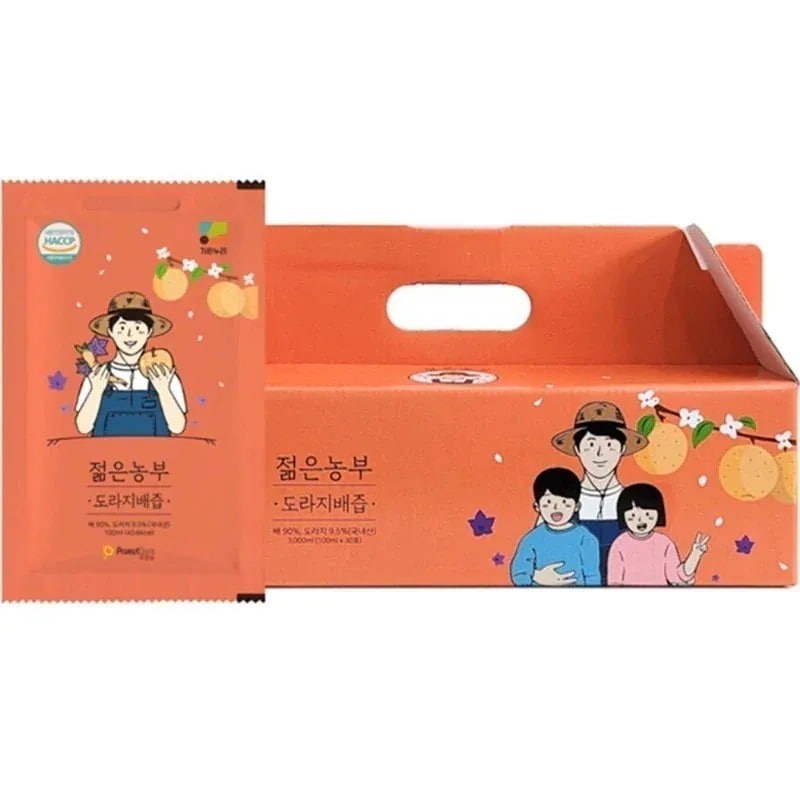 若いノンブキキョウの梨の果汁 100ml x 30砲