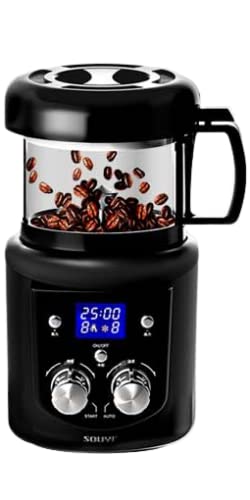 本格コーヒー 生豆焙煎機 コーヒーロースター ムラが出ない熱風式 温度と時間調節可能 自動冷却機能 17,526円