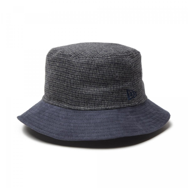 ニューエラ NEW ERA バケット01 Gun Club Check グレー ネイビースウェードブリム 14307414 帽子