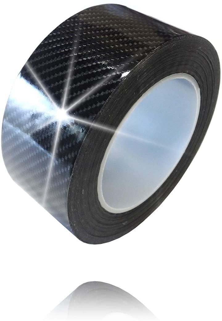 車用 バンパーガード ステップガード 傷防止 保護 カーボン 5cm x 10m(カーボン 5cm x 10m)