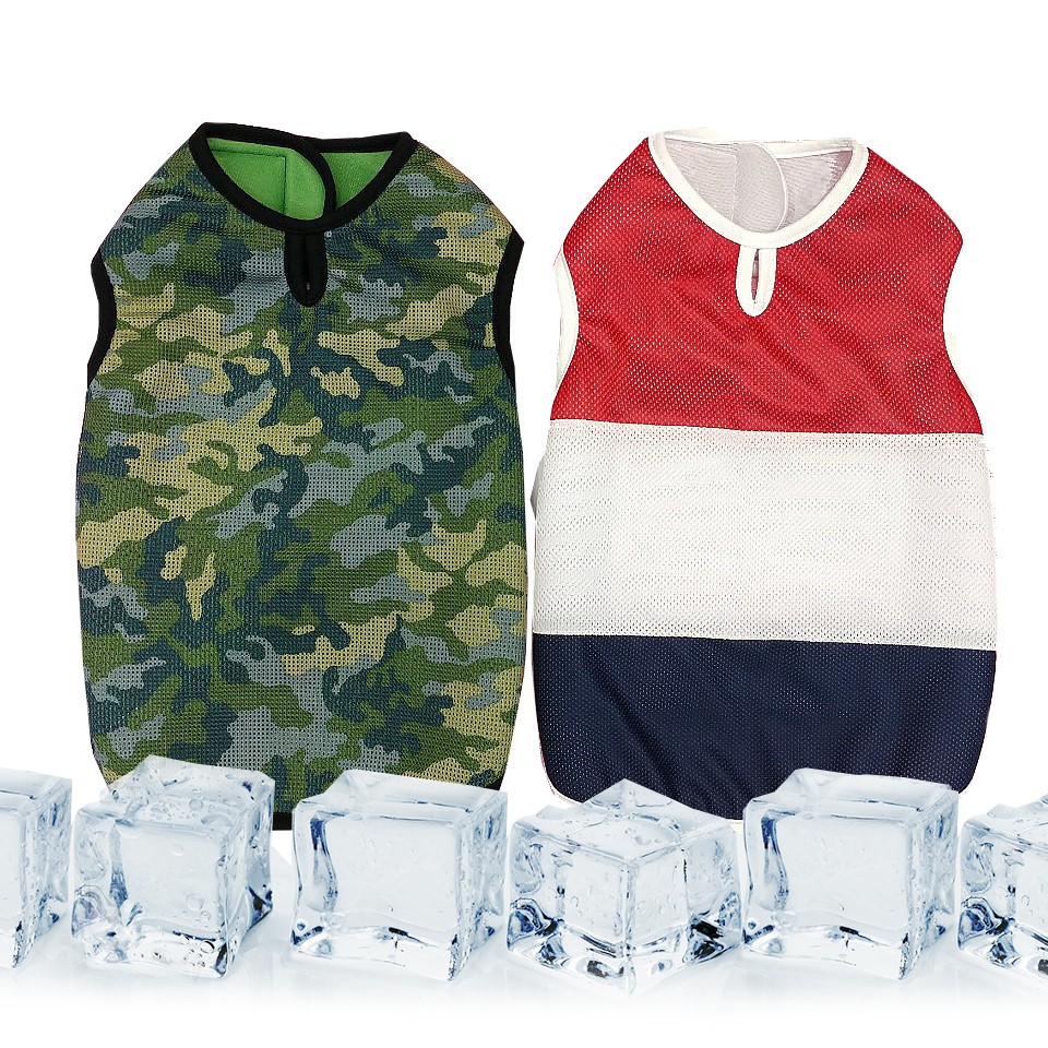 超 大型 犬 服 2XL ひんやり エアー メッシュ クール ベスト 保冷剤 大型犬 熱中症対策 ハーネス 夏 機能性 ウェア 冷却