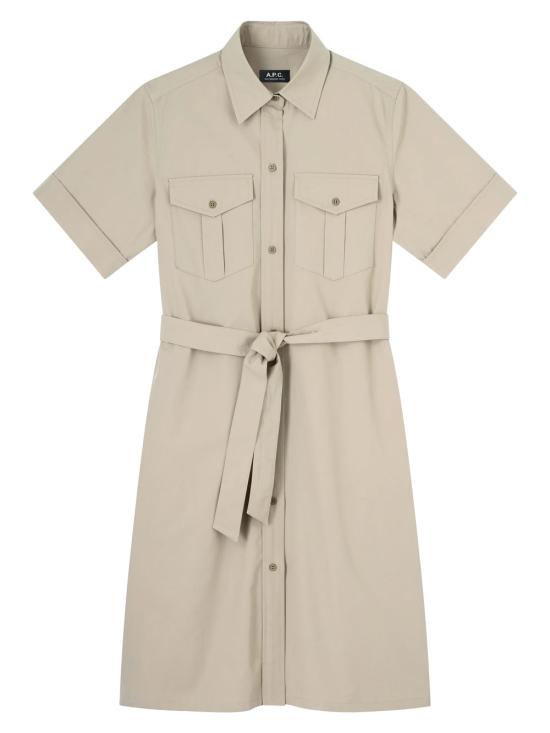 A.P.C. Women Short Skirts COHNE F35281 KAV SAGE GREEN
