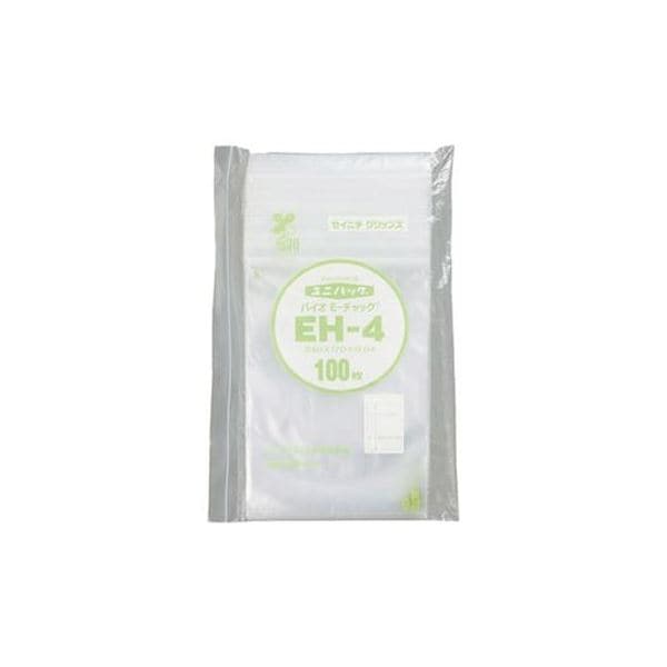 （まとめ）生産日本社 ユニパックバイオ EH-4 100枚[x3セット]