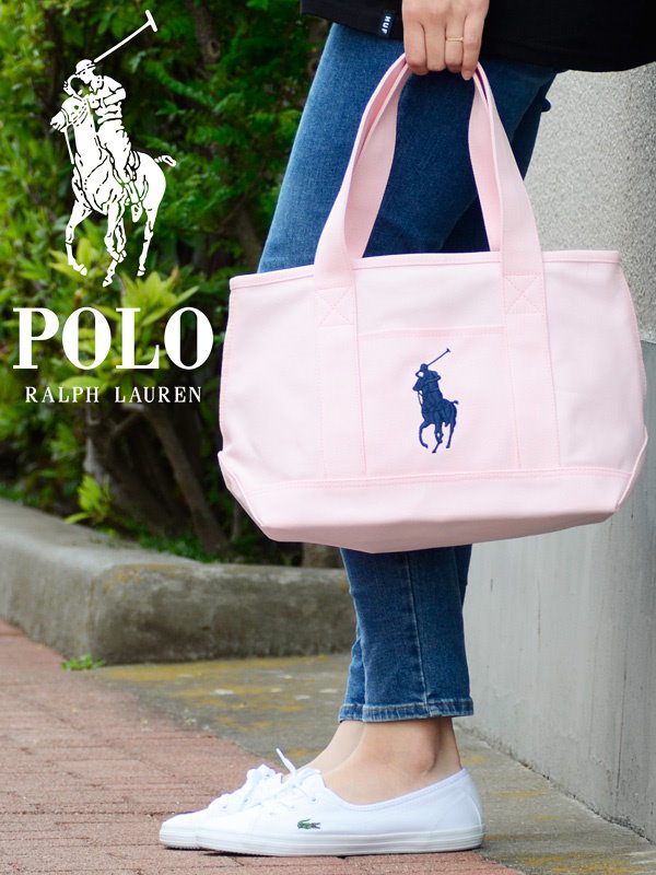 Qoo10] POLO Ralph Lauren ポロラルフローレン トートバッグ ミニ