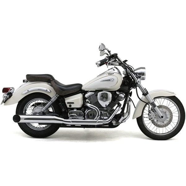 D95123 クロームメッキ [スリップオンマフラー スラッシュカット YAMAHA DS250(08)]